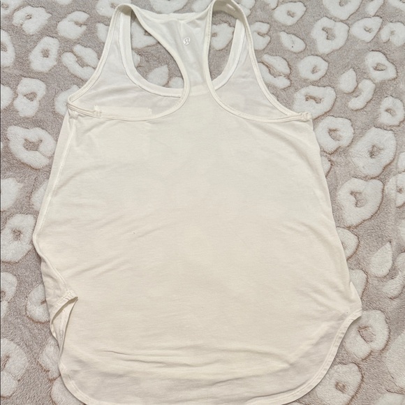 lululemon athletica Tops - lululemon athletica Cream Racerback Tank Top